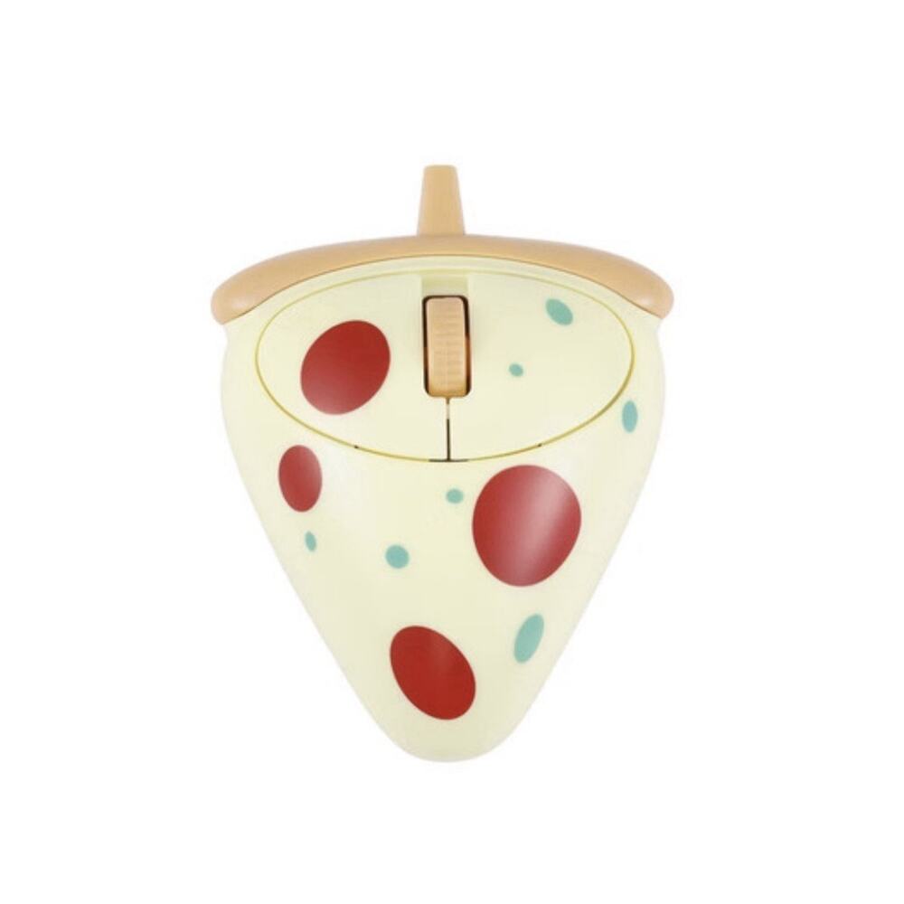 Vivitar Wireless Pizza Slice Mouse 2.4GHz USB Receiver Ergonomic Cute Design